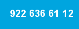922 636 61 12